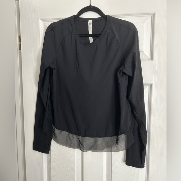 Lululemon Quick Pace Mesh Trim Long Sleeve - Picture 2 of 4